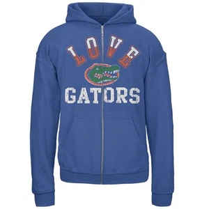 Florida Gators - Glitter Love Logo Girls Juvy Zip Hoodie - Picture 1 of 1