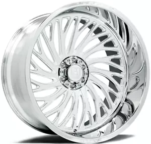 26x14 Polished Axe Off Road AF10 5x127 5x139.7 5x5 Rims Wheels 26 AF 10 - Picture 1 of 1