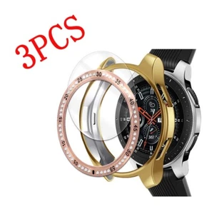 NOWY przezroczysty ochraniacz ekranu + etui + osłona pierścienia do Samsung Gear S3 Frontier SM-R765V - Zdjęcie 1 z 1