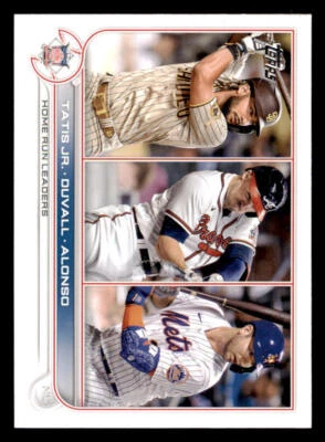 2022 Topps #146 Fernando Tatis Jr./Adam Duvall/Pete Alonso LL - Image 1 of 2