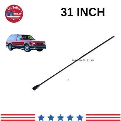 31-дюймовая сменная мачта антенны радио AM/FM для GMC Typhoon 1992-1993 - Изображение 1 из 2