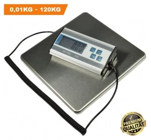 Digital Paketwaage A94 Plattform Boden Waage für Pakete Edelstahl 120kg Lasten - Bild 1 von 12