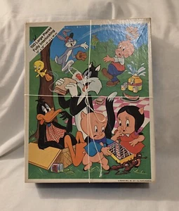 Vintage 1977 Classic Looney Tunes Picnic Whitman 100 Pc Jigsaw Puzzle Complete - Picture 1 of 3