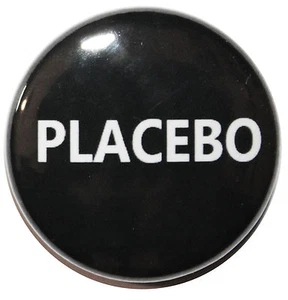 1" (25mm) Placebo Badge Pin - High Quality Custom Badge - Photo 1/2