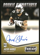 2021 Panini Chronicles Draft Picks Threads Rookie Signatures #3 Jacob Harris