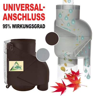 REGENFILTER REGEN SAMMLER FALLROHR FILTER REGENTONNE FASS SPEICHER REGENWASSER - Bild 1 von 4