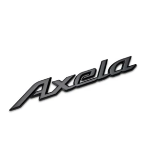 Car Rear Trunk Emblem Metal Badge Sticker Accessories for Mazda Axela Black - Imagen 1 de 1