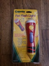 VINTAGE 1998 Crayola Fun Flash Light Crayon Flashlights BRAND NEW