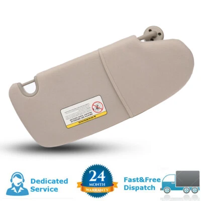 FOR 2002-2010 Dodge Ram 1500 Gray Left Side Sun Visor NON ILLUMINATED EXTENDABLE Foto 1 de 4