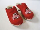 Ohio State Buckeyes Logo Clogs Red Wooden Slip On Shoes Women Size 8 M