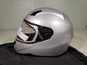 Casco Speed & Strength SS 700 Velocidad Sólida Brillo Plata XLarge 876844 - Imagen 1 de 8