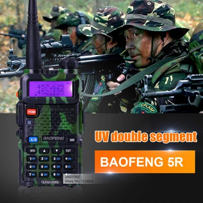 BaoFeng UV-5R 136-174/400-520MHz Dual-Band FM ham 5R Ham Radio Walkie Talkie GN - Image 1 of 4