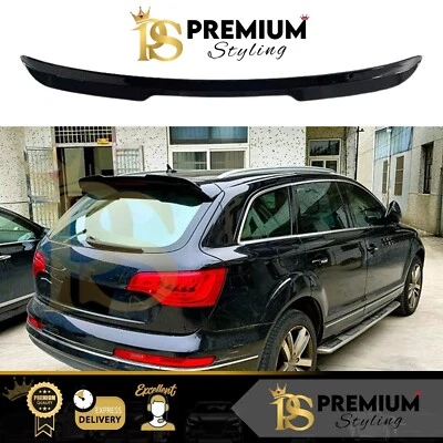 Kit de carrocería alerón techo trasero Audi Q7 línea S negro brillante 2009-2015 - Imagen 1 de 4