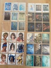 Final Fantasy X 107 types Semi Complete Art museum Card Carddass Masters
