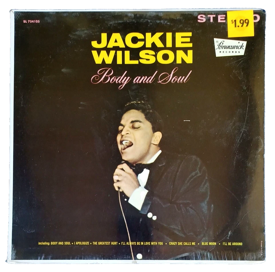ДЖЕКИ УИЛСОН - ТЕЛО И ДУША - BRUNSWICK 754105 - СТЕРЕО LP - ЗАПЕЧАТАННЫЙ - Изображение 1 из 1