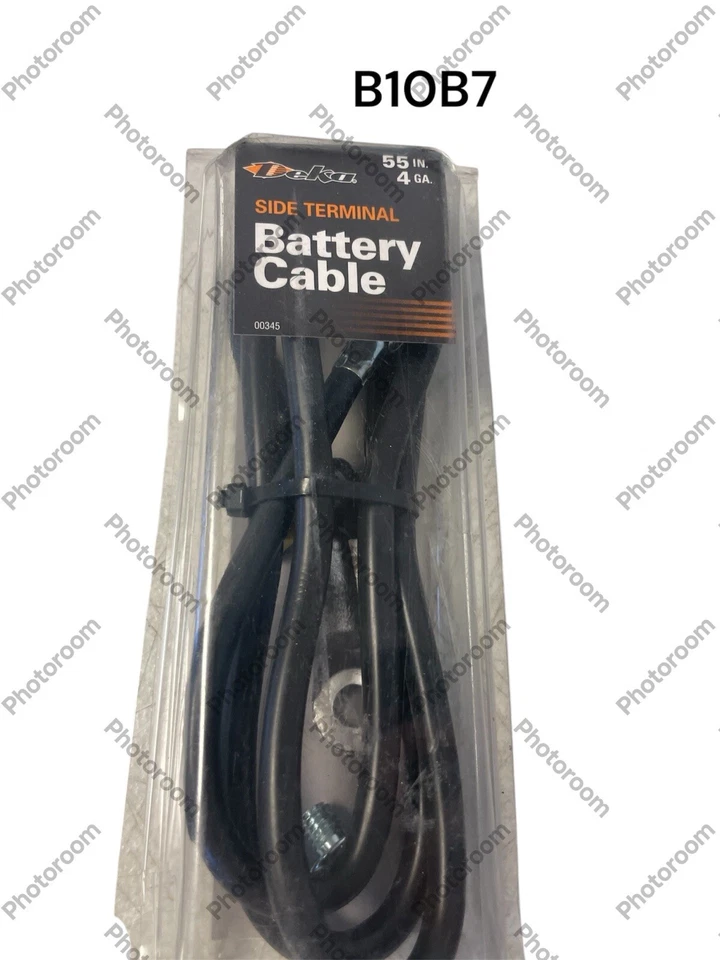 Deka 00345 Battery Cable - Side Post Black 4 Gauge 55" Long - Image 1 of 1
