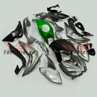 Kit de carenado para Kawasaki Z1000 2014-2019 marco de carrocería pintado verde gris negro Foto 1 de 4