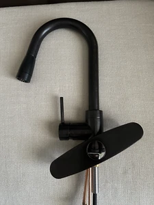 NEU MBS Moderne Messing Küchenarmatur - Einhand, Antikbronze, herunterziehbar - Bild 1 von 24