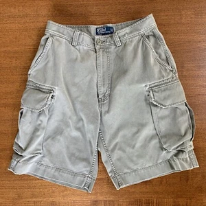 Polo chino cargo vintage Ralph Lauren para hombre 32 verde oliva - Imagen 1 de 19