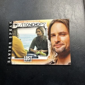 Bxd Lost Season 2 Two 2006 InkWorks #78 Sawyer Speak Mutton Chops Josh Holloway - Picture 1 of 2