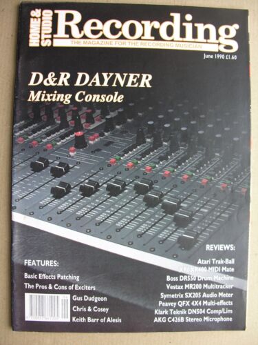 1990 HOME & STUDIO RECORDING Chris & Cosey Gus Dudgeon D&R Dayner Mixing Console