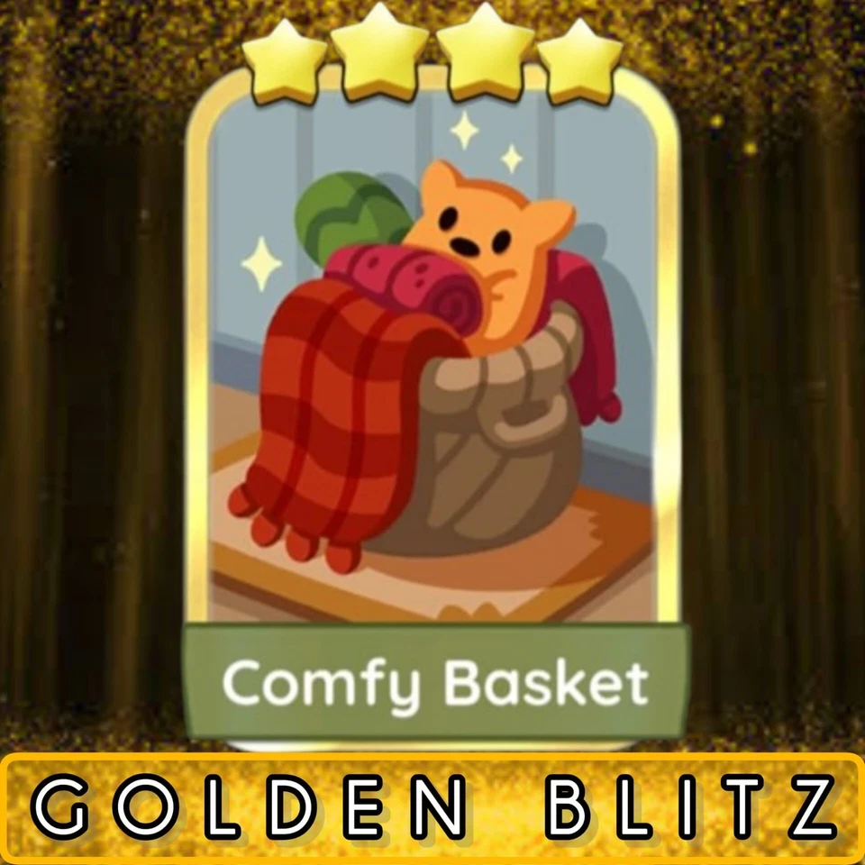 COMFY_BASKET_&_FESTIVE_TOUCH_!__EVENT_MONO_POLY_-GO_4_STARS_STICKERS_FAST_DELIVE - Image 1 of 1