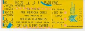 1987 Pan American Games ticket (opening ceremony) - Picture 1 of 2