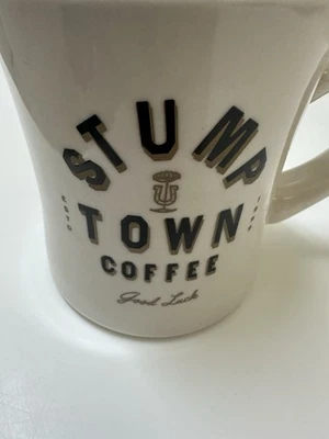 Stumptown Coffee “good luck” Coffee mug.  Diner Style. - Image 1 of 4