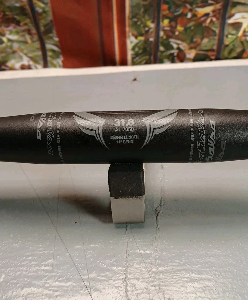 Barra de manillar Salsa Salt Flat 2 31,8 mm abrazadera 22,2 mm agarre barra recta plana limpia Foto 1 de 4