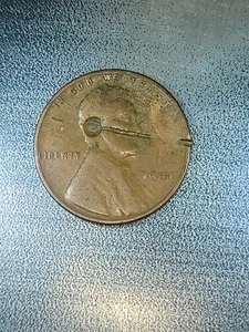 1941 One Cent Strike Error Both Sides - Picture 1 of 4
