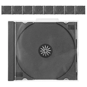 10 Pcs Plastic CD Disc Box Display Case Storage Container Covers - Afbeelding 1 van 12