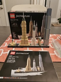 LEGO Architecture New York City Skyline 21028 100% Complete W Box & Instructions