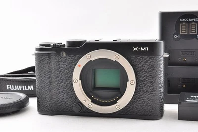 Fujifilm X-M1 16MP APS-C Mirrorless Digital Camera Body Black Wi-Fi Built-in - Image 1 of 4