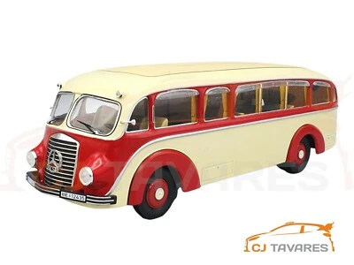PREMIUM CLASSIXXs 12325 MERCEDE BENZ LO 3500 - IVORY/RED 1/43 - Image 1 of 3