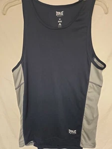 Everlast EverDri Active Training  Navy/Gray Sleeveless Shirt Tank Men S - Picture 1 of 4