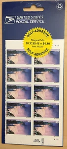 US Postal Service Stamps Niagra Falls 10 Stamps - Picture 1 of 1