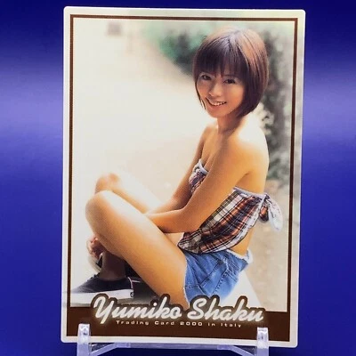 Yumiko Shaku Japanese Gravure Idol Trading Card No.55 Made In Japan F/S - Image 1 of 4