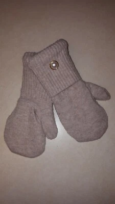 Mitones suéter forrado polar reciclado tostado talla grande (198) Foto 1 de 4