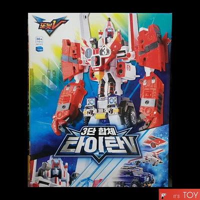 TOBOT V TITAN-V 3-Integration Transforming Robot Tachyon Jet thunder Wild chief - Image 1 of 4