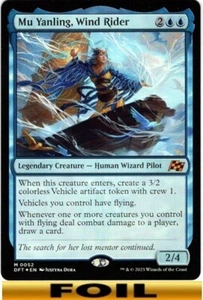 1x - Mu Yanling, Wind Rider - FOIL - Aetherdrift  - NM MTG - Picture 1 of 1