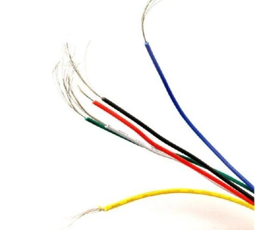 10M UL-1007 24AWG Hook-up Wire 80°C / 300V Red/Yellow/Black/White/Blue 6 Colors - Image 1 of 1