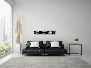 Für Bmw 850 I Wandkunst aus Metall Wandbilder Silhouette 8ER E31 840 I COUPE 8 - Picture 1 of 6