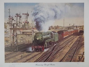 AUSTRALIAN RAILWAY PRINTS - 3801 HAMMERING THROUGH HARDEN - Bild 1 von 7