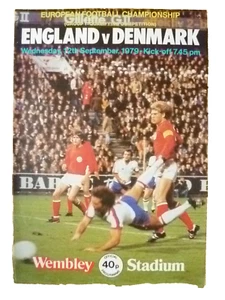 European Championship 1979 England v Denmark, 12 September - Picture 1 of 3