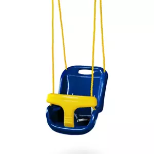 Baby Swing High Back with Ropes Outdoor Toddler Playeset Seat Backyard Play Toy - Picture 1 of 10