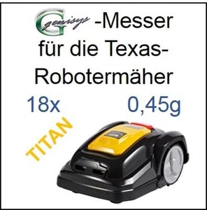 18 TITAN Messer Ersatzmesser Klingen 0,45mm für Texas Smart G-force SB1200 - Picture 1 of 1