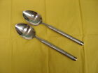 Hampton Silversmiths Stainless Shangrila Two Oval Place Spoons 7 7/8"