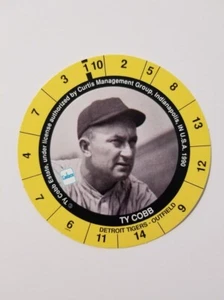 Disco de jugador de béisbol TY COBB 1990 CADACO #SIN TIGRES DETROIT - Imagen 1 de 2