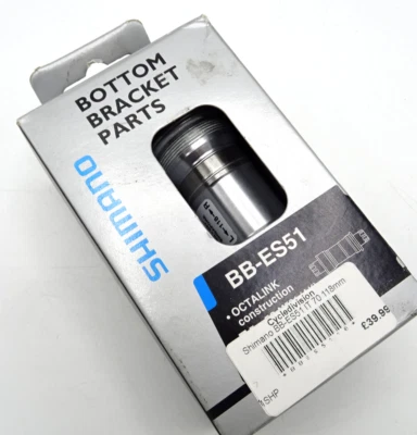 Shimano BB-ES51 Octalink Bike Bottom Bracket 70 x 118mm Italian New SH-412-U10 - Image 1 of 4