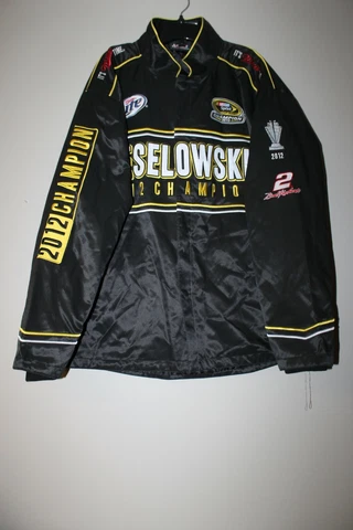 New Brad Keselowski #2 2012 Champion embroidered uniform polyester jacket men L Cover